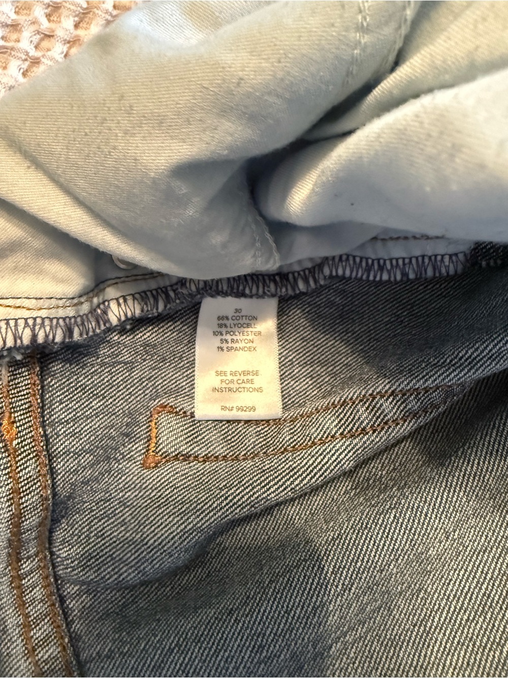 Evereve Barrel Jeans - Medium Blue Wash - Picture 4 of 6